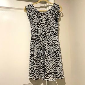 Express cheetah print dress
